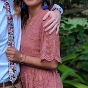 Lace Overlay Romper SOCIALITE